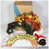 AVON HARVEST TO WINTER WREATH IN ORIGINAL BOX