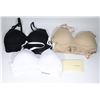Image 1 : SET OF 3 BRAS (WHITE, BLACK, BEIJE) SIZE S