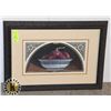 WOOD FRAMED PICTURE /W GLASS – VINTAGE DELI