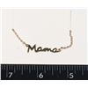 Image 1 : NEW GOLD TONE MAMA NECKLACE