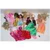 FLAT OF ASSORTED KIDS DOLLS, SOME BARBIE