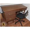 ESTATE DESK WITH SMALL OFFICE CHAIR