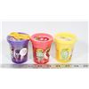 3 NEW TUBS SILLY SCENTS DOUGH GRAPE, BANANA,