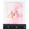 Image 1 : NEW PINK DUCKY EARRINGS