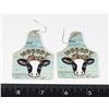 Image 1 : NEW MOODY COW DROP EARRINGS