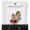 Image 1 : NEW HIGH HEEL RHINESTONE SHOE BROOCH