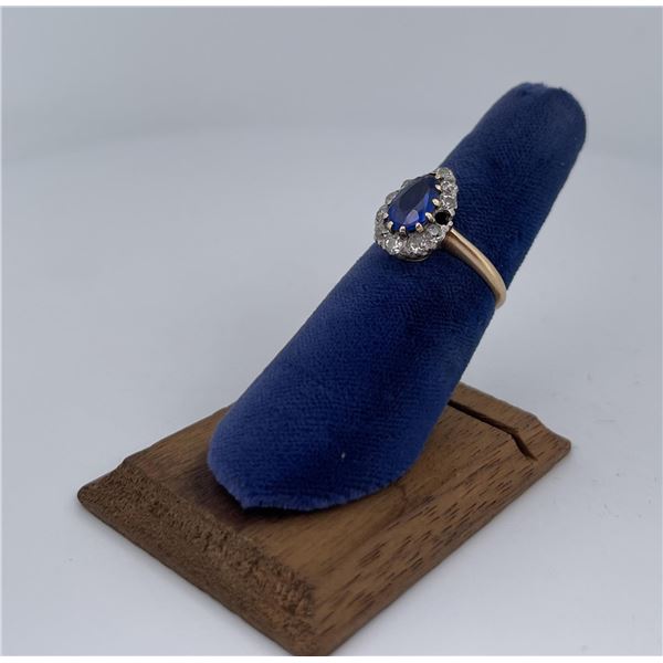 10k Gold Sapphire Ring