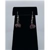 Image 1 : Zuni Carved Jasper Bear Earrings