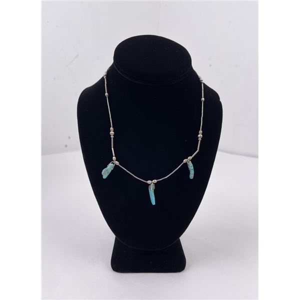 Navajo Liquid Sterling Silver Necklace