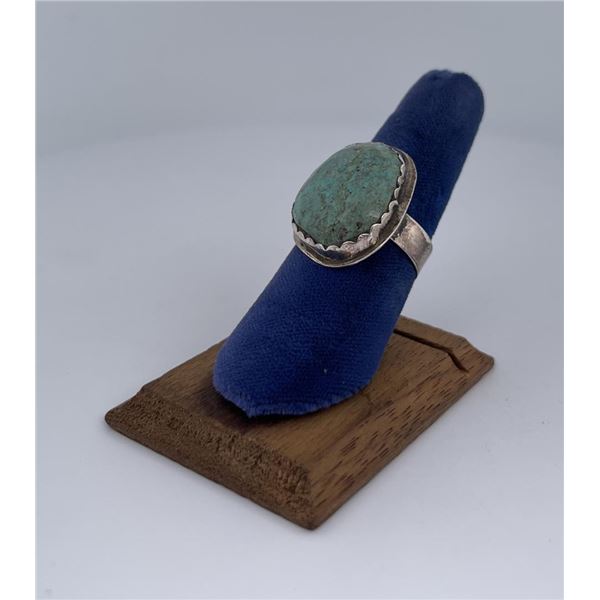 Navajo Sterling Silver Turquoise Ring