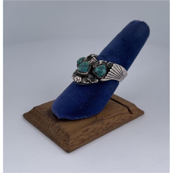 Navajo Sterling Silver Turquoise Ring