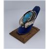Image 1 : Navajo Sterling Silver Turquoise Ring