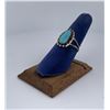 Image 1 : Navajo Sterling Silver Turquoise Ring