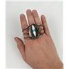Image 3 : Zuni Sterling Silver Inlaid Bracelet