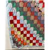 Image 2 : Huge Mid Century Around the World Quilt