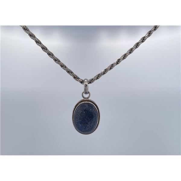 Sterling Silver Lapis Lazuli Necklace