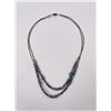 Image 2 : Navajo Sterling Silver Lapis Turquoise Necklace