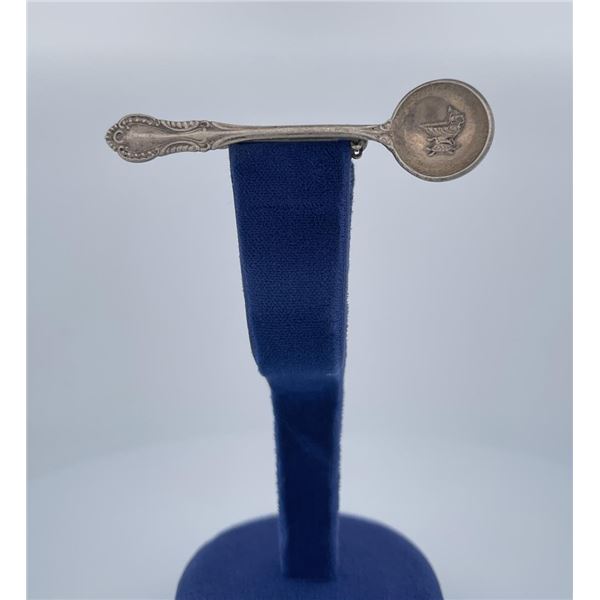 Sterling Silver Baby Spoon Brooch