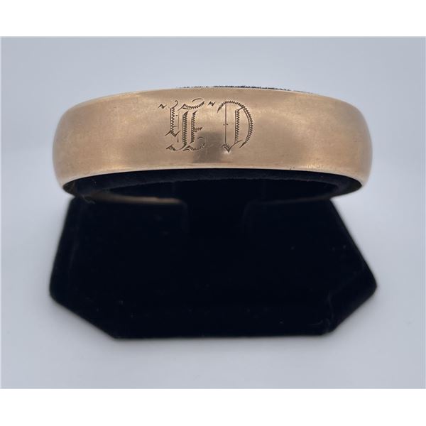 Victorian Gold Filled Clamper Bracelet
