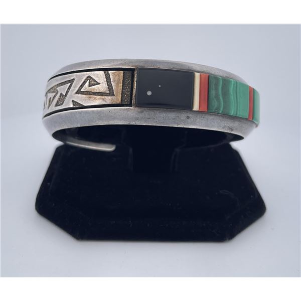 Navajo Richard Tsosie Sterling Silver Bracelet