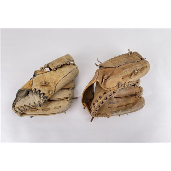 Pair of Vintage Baseball Mitts Gloves