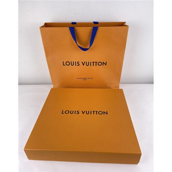 Authentic Louis Vuitton Box and Shopping Bag