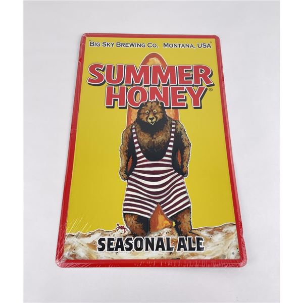 Big Sky Brewing Montana Summer Honey Sign