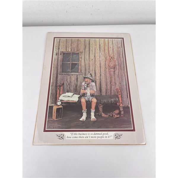 Gene Zesch Cowboy Print