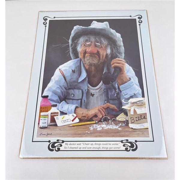 Gene Zesch Cowboy Print