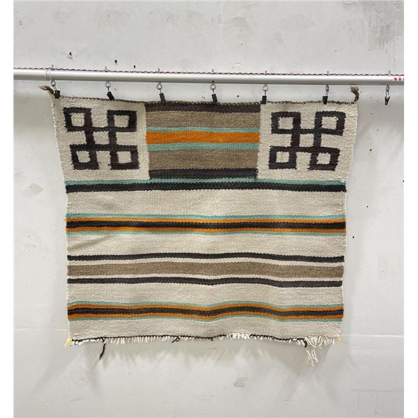 Navajo Indian Saddle Blanket Rug