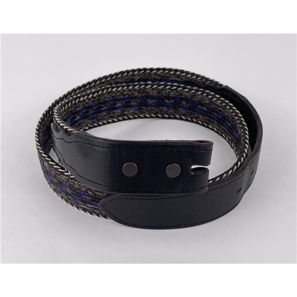 Hitched Horsehair Prison Made Belt