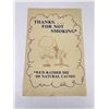 Image 1 : Thanks for Not Smoking Indian Cartoon Sign