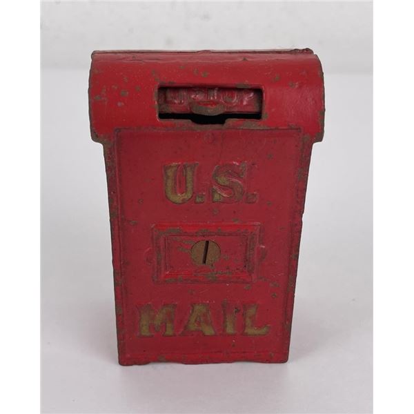 Cast Iron US Mail Still Bank