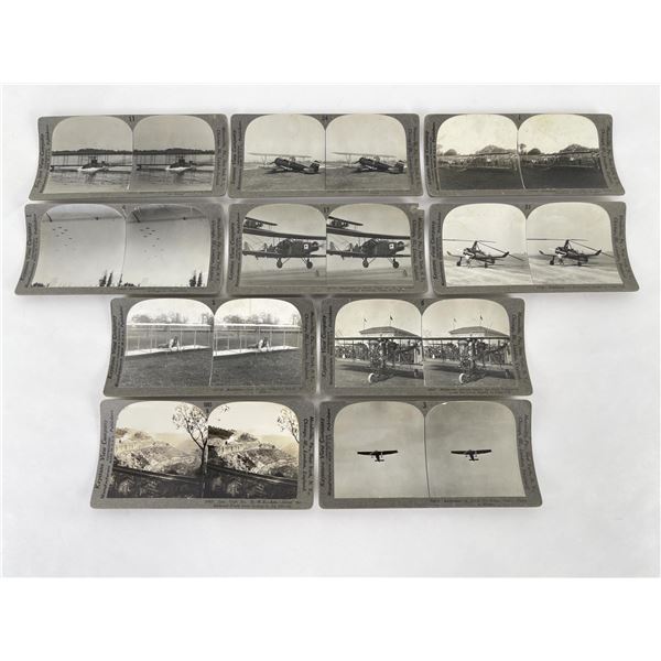 Collection of Keystone Airplane Stereoviews
