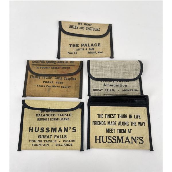 Collection of Montana Fishing License Wallets