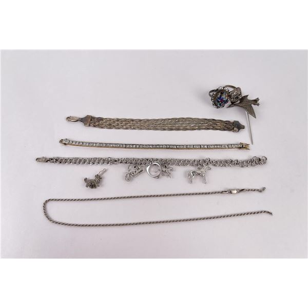Collection of Sterling Silver Jewelry