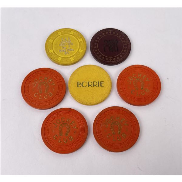 Collection of Montana Poker Chips