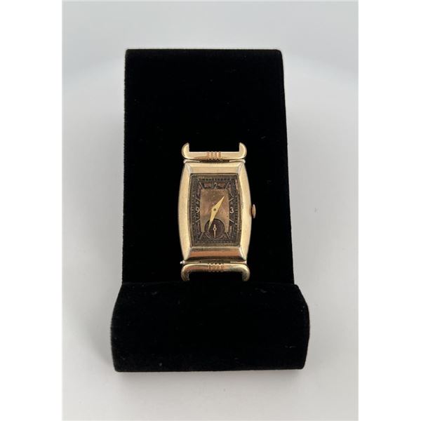 Art Deco Tavannes Watch Gold Filled Case