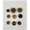 Image 2 : Railroad Military Mail Uniform Buttons