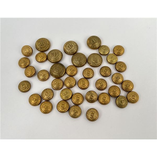 Northern Pacific Railroad Uniform Buttons