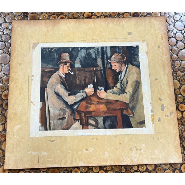 Paul Cezanne The Card Players Print