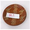 Image 4 : Pennsylvania Redware Slip Decorated Plate