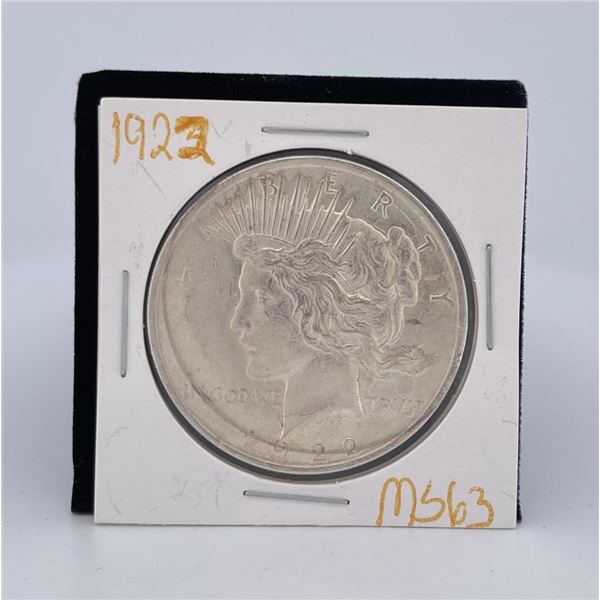 1922 Peace Silver Dollar