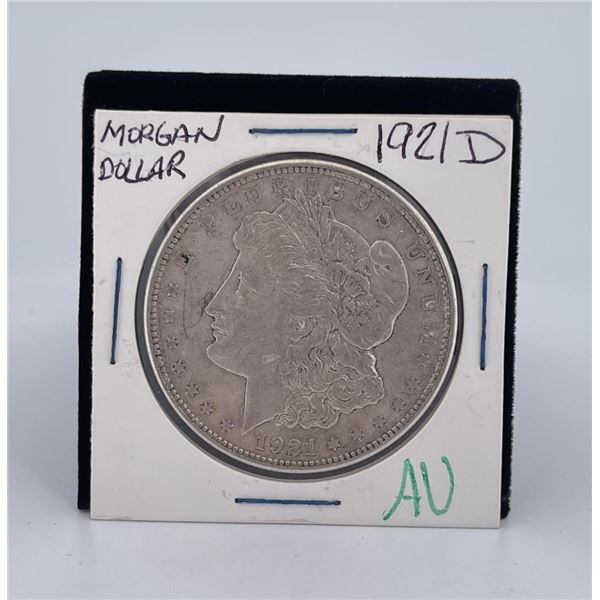 1921 D Morgan Silver Dollar
