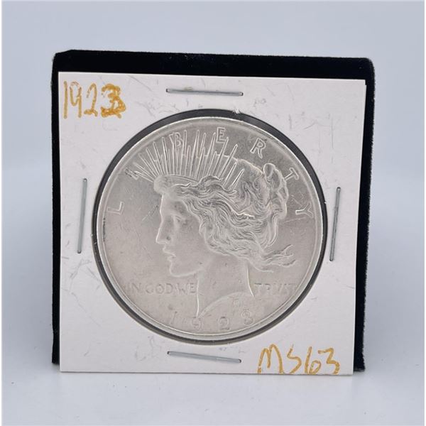 1923 Silver Peace Dollar