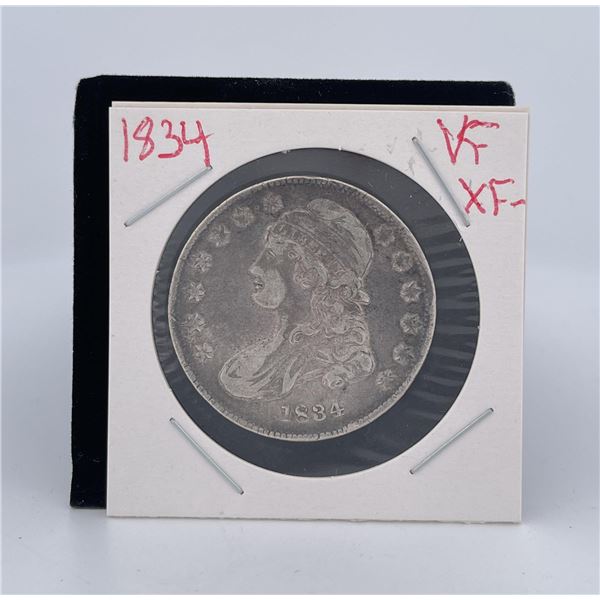 1834 Capped Bust Half Dollar