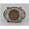 Image 1 : Trans Alaskan Pipeline Silver Coin Buckle