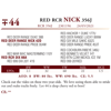 Image 2 : RED RCR NICK 356J