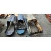 Image 2 : NO RESERVE 3 antique pedal cars (blue and white)