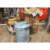 Image 1 : NO RESERVE Vintage gas can  and B/A oil cans with various oil spouts 